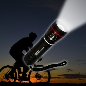 LED 손전등 줌라이트 후레쉬 자전거 충전겸용 WS-G220